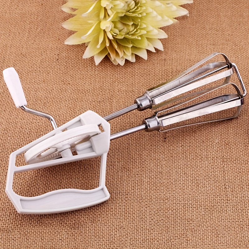 Hand Crank Double Rotary Egg Whisk Batter Cake Mixer, Labor-saving And  Quick Egg Beater - Temu Japan