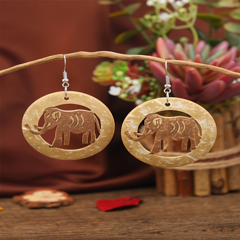 Elephant deals dangle earrings