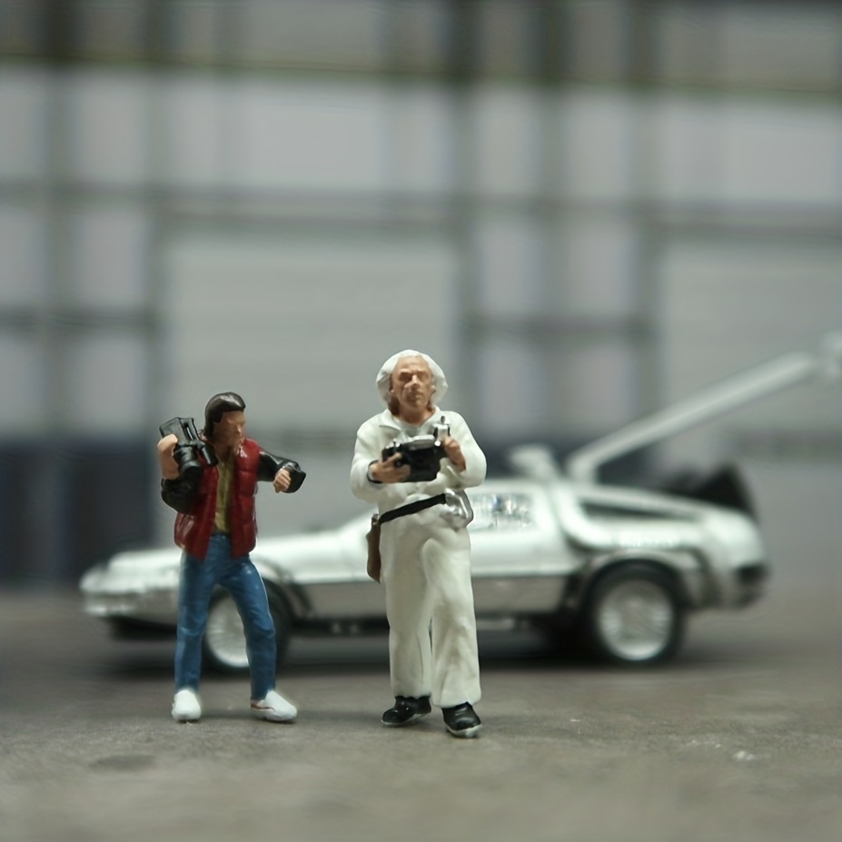 Colección de modelos de coches 1/64, ornamento de mesa de arena, aleación,  modelo de coche clásico, perfke figura en miniatura