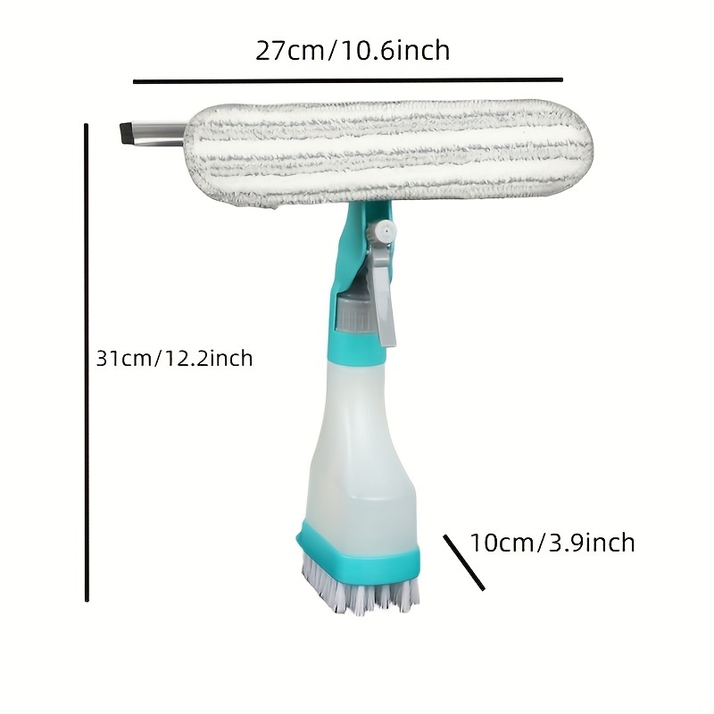 4 In 1 Brush Squeegee for Gap Groove Cleaning Tool Glass Scraper