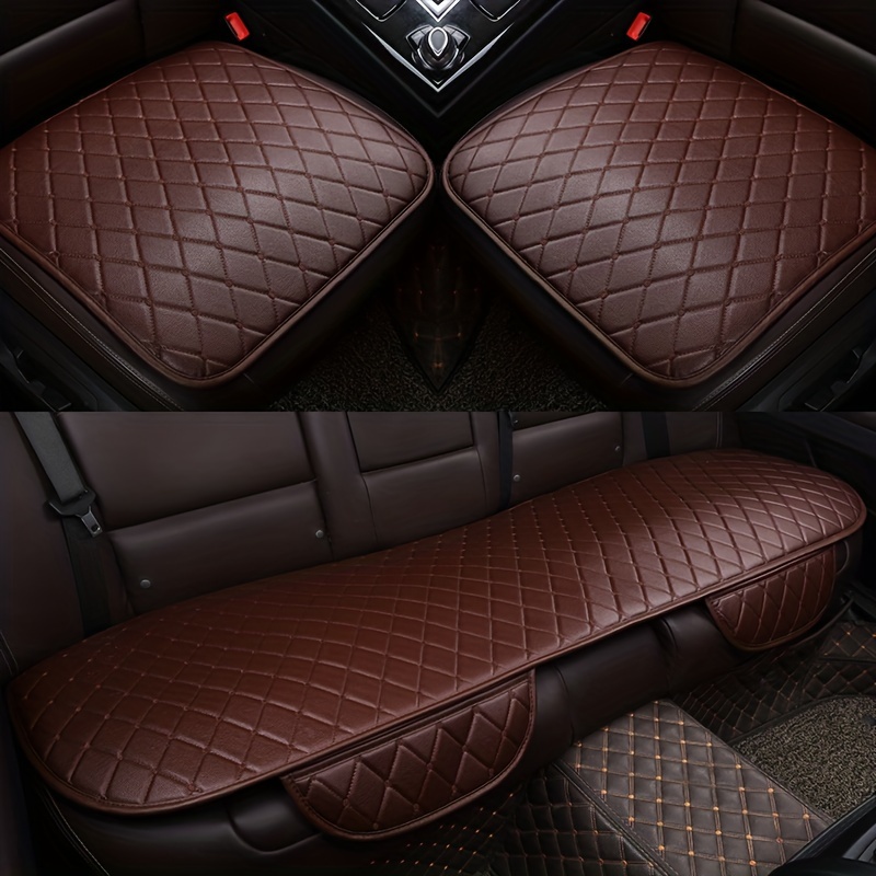 Universal Auto Leder Sitztasche Ablage 2 Stück beige 