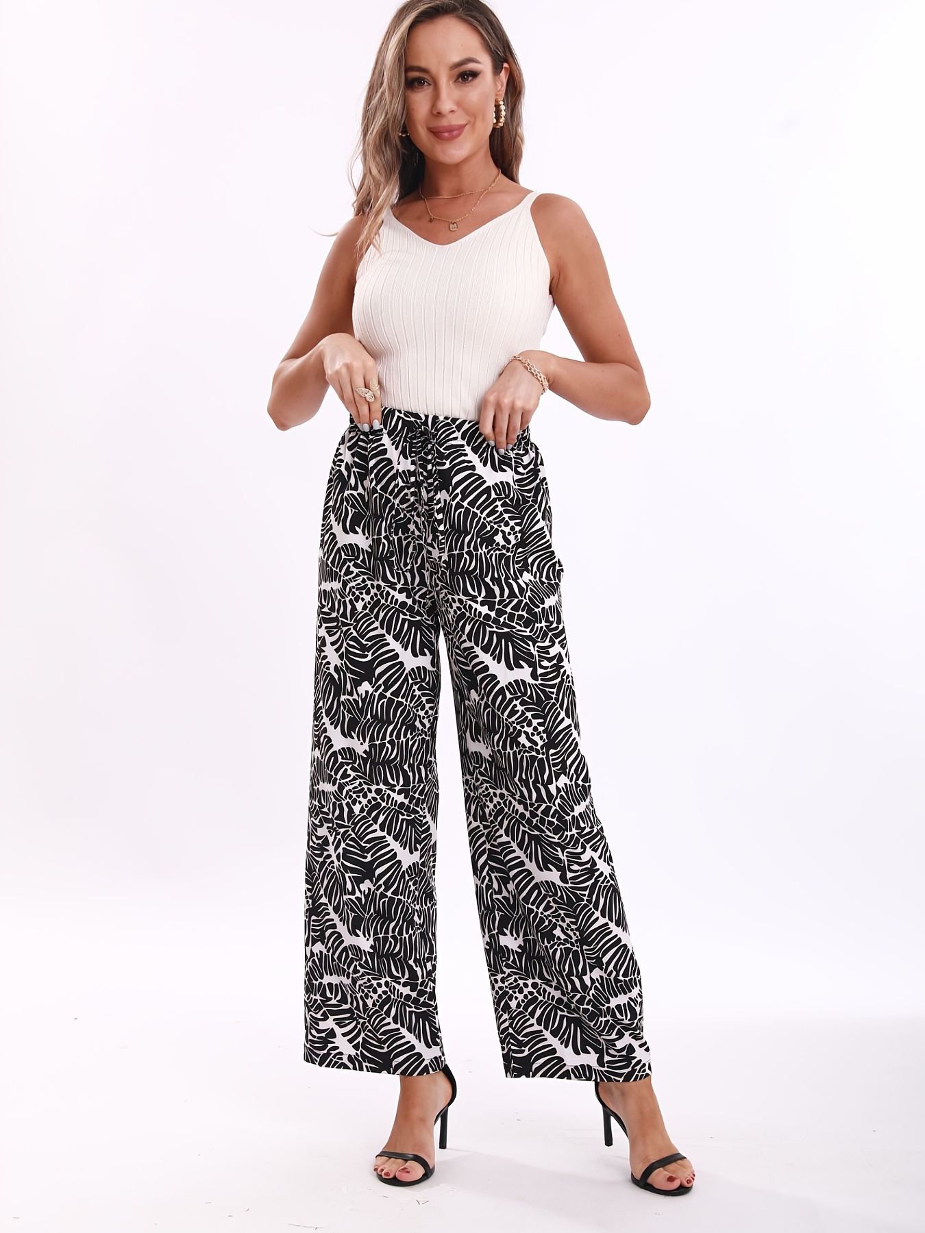 Pantalones Elegantes Para Mujer - Temu