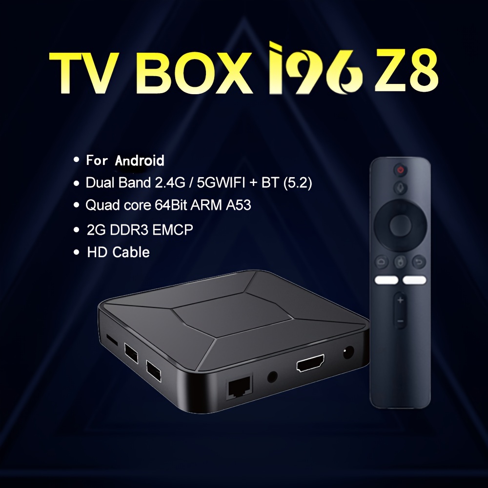 Atv Tv Box Smart Streaming Amlogic S905y4 Certified Hd - Temu