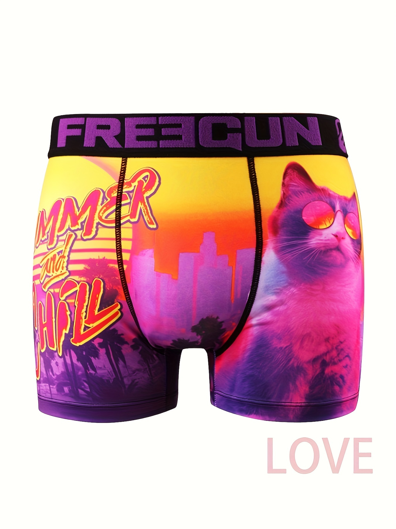 Freegun Couple Underwear Set Fashion Briefs Underwear Cool - Temu United  Kingdom