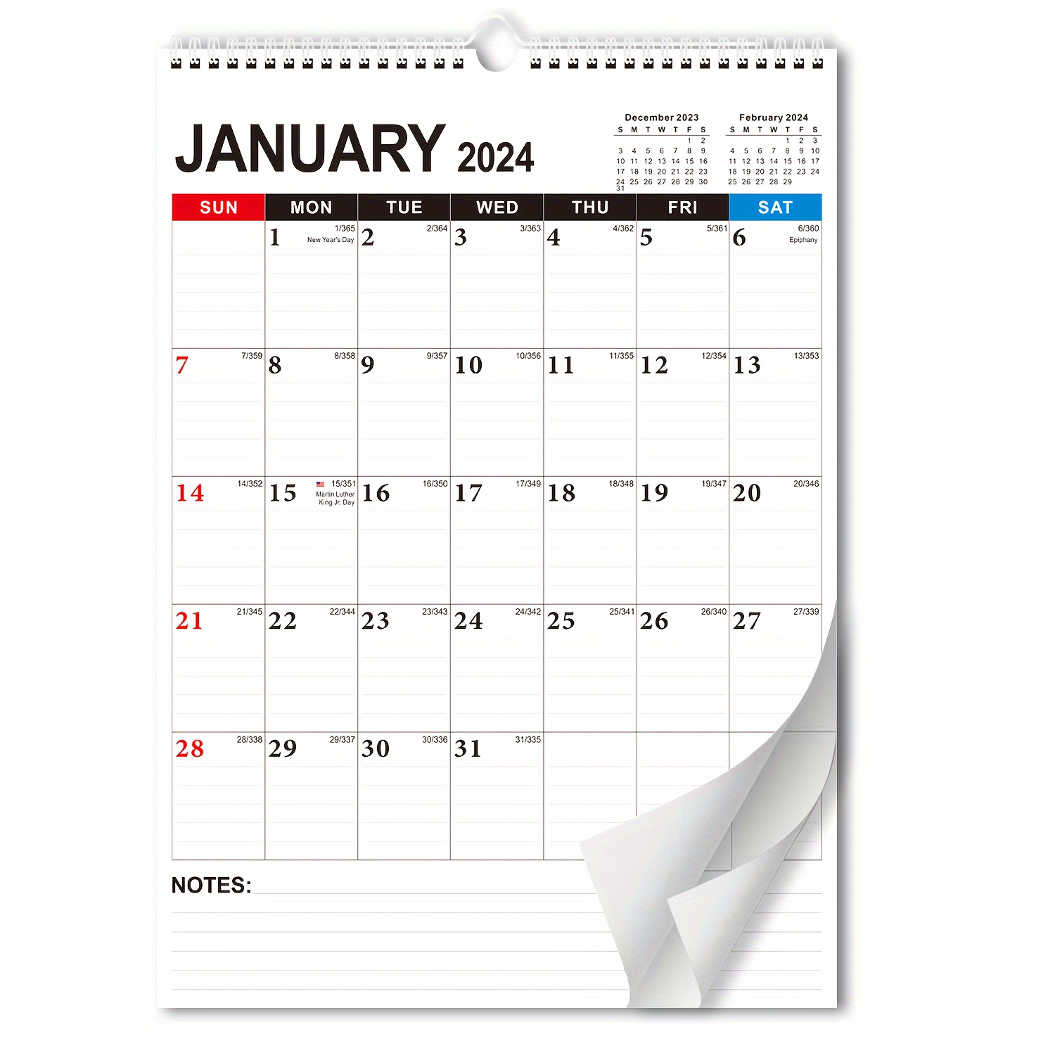 Large Desk Calendar 2024 2025 18 Month Desktop Calendar Runs - Temu