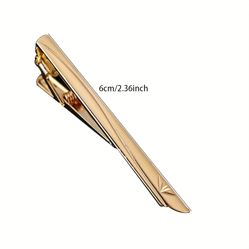 Men's Business Tie Clip Tie Bar For Regular Ties Necktie Suitable For  Wedding Business, Tie Pin Clips - Temu