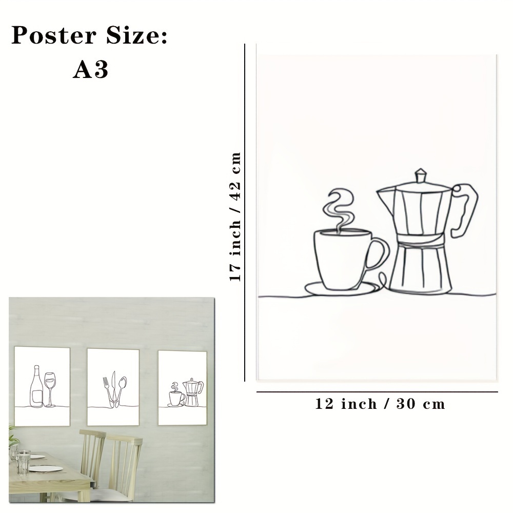 3pcs/set Vinile Music Design Stampa Tela Poster Decorazione - Temu