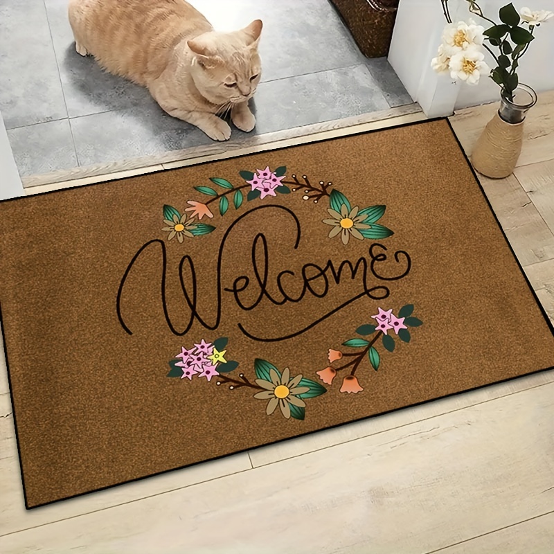 Door mat rug Farmhouse welcome mat Fall door mat Outdoor mats for
