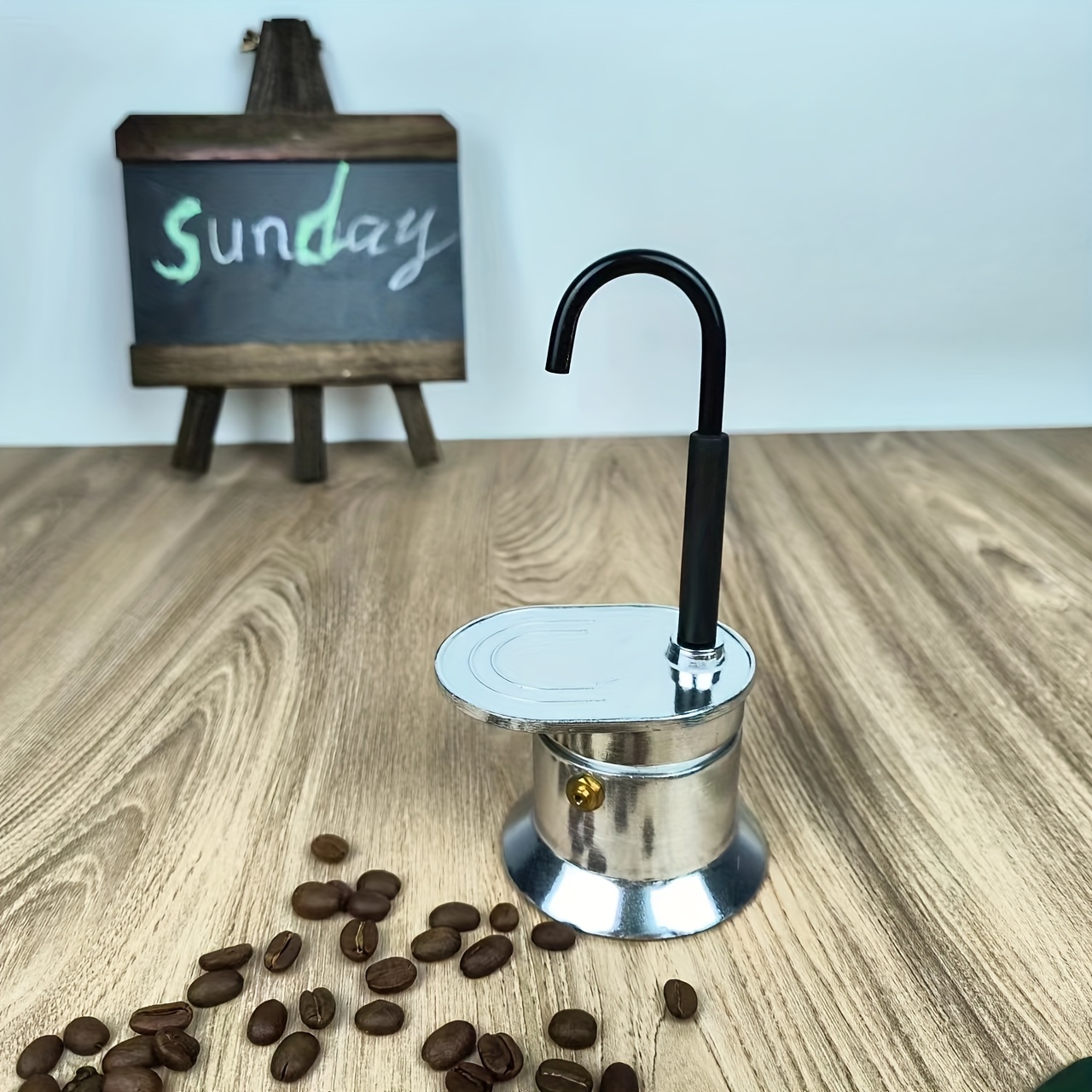 Mocha Pot With Aluminum Single Spout, Diy Tube Coffee Pot Cup Set