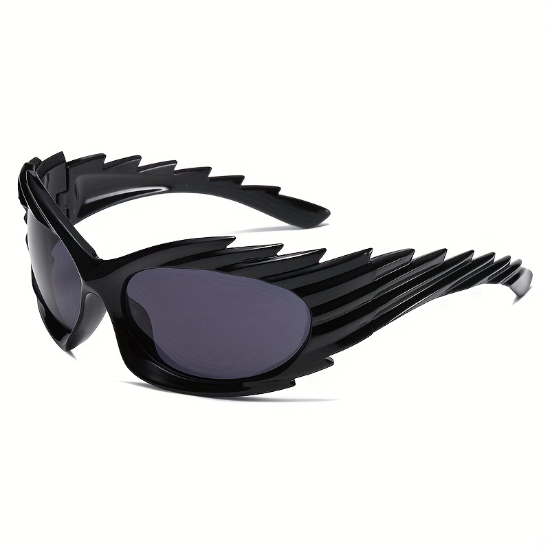 Mens Hedgehog Shaped Frame Sunglasses Trendy Uv Protection