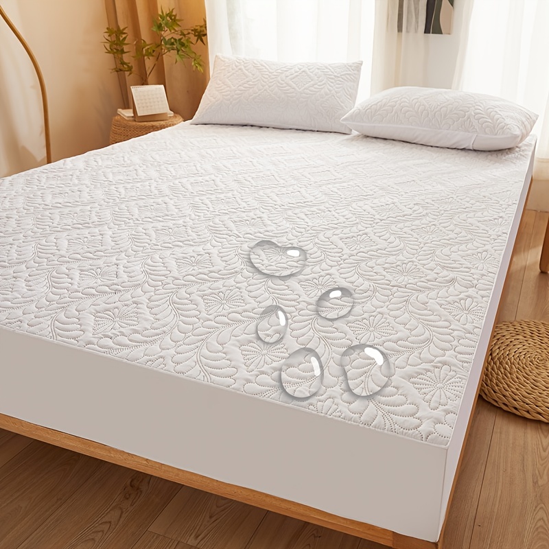 Couvre-matelas imperméable de qualité fine et délicate pour lit king-size