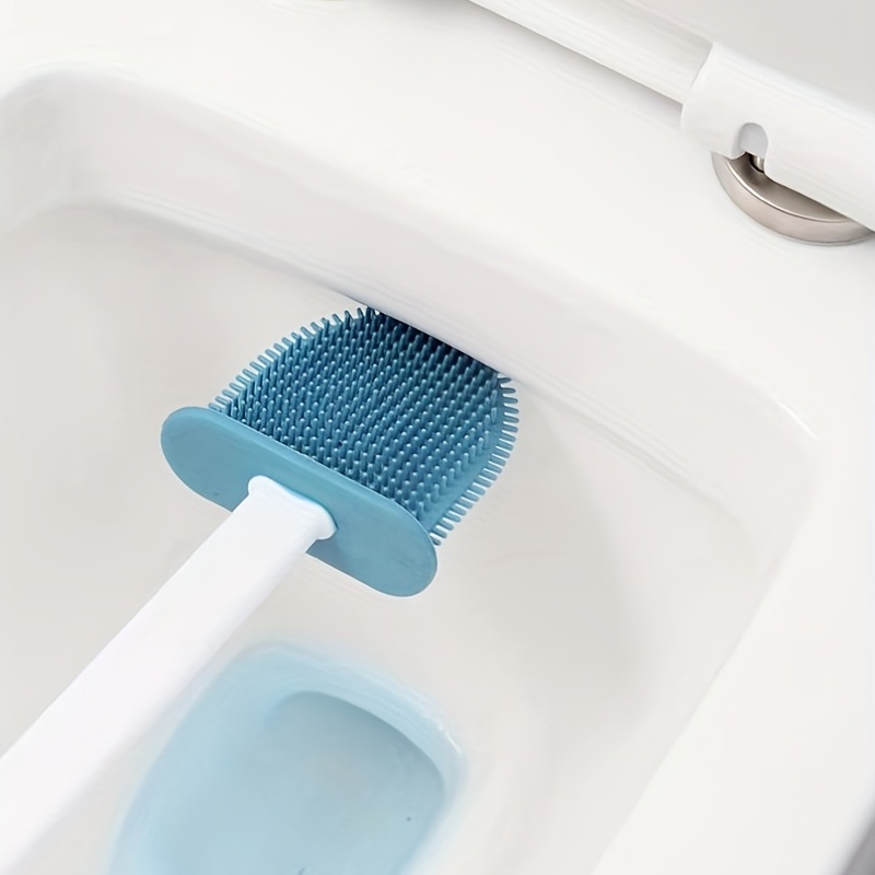 Easy to clean Silicone Toilet Brush With Holder Keep Your - Temu