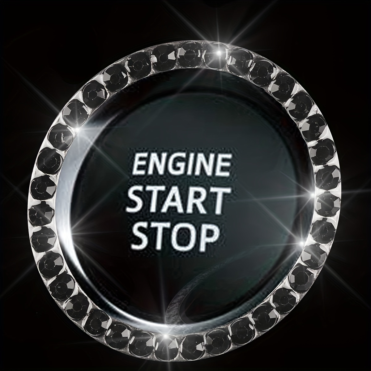 Auto Motor Start Stopp Knopf Abdeckung luxuriöse Auto Interieur Zündung  Zubehör Universal Auto Start knopf Schutzhülle