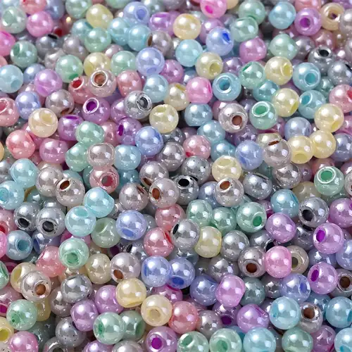 200pcs 4mm Glass Czech Beads DIY Bracelet Necklace Seed Beads For