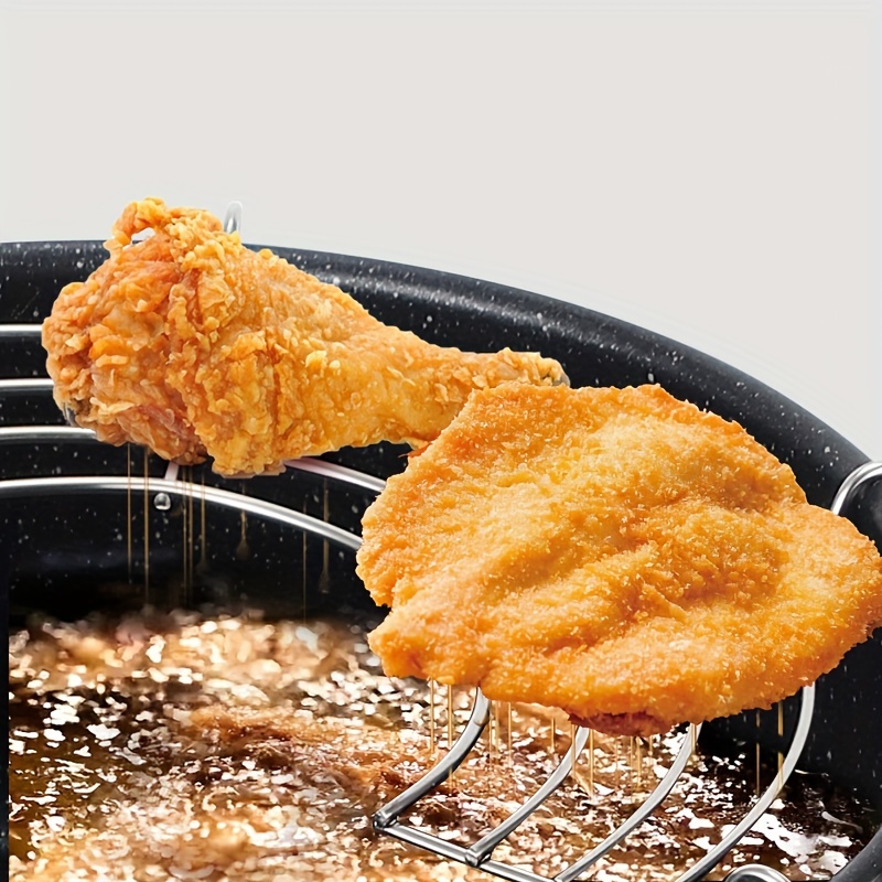 Japanese Tempura Frying Pan Non stick Pan Fuel saving - Temu