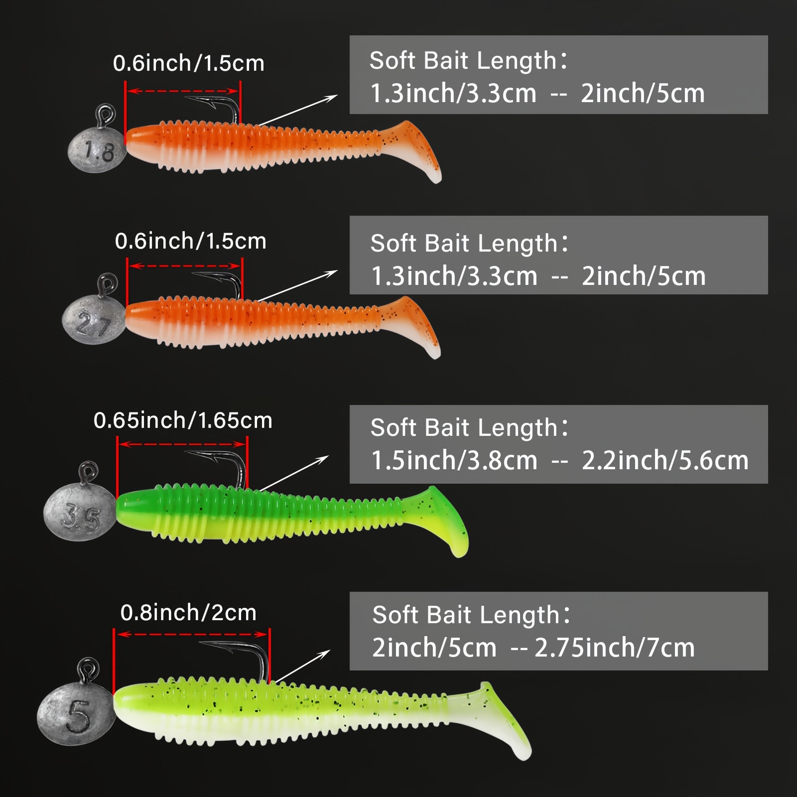 Kjeim Jig Heads Fishing Hooks Oval Hooks Barb Bass Crappie - Temu