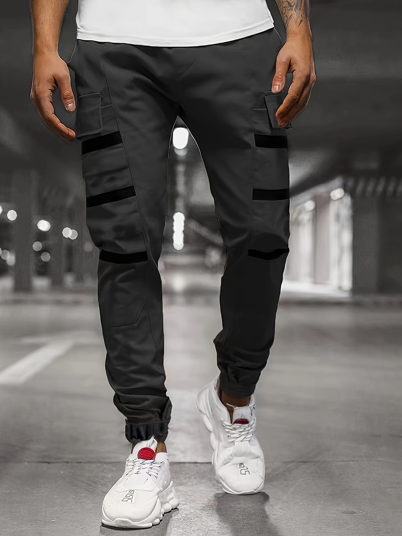 Cargo Pocket Jogger Streetwear Cargo Jogger Pants Men's Trousers