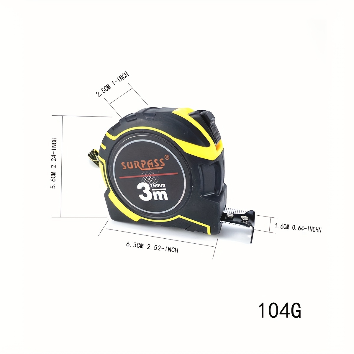 Retractable Tape measure (cm and inch)