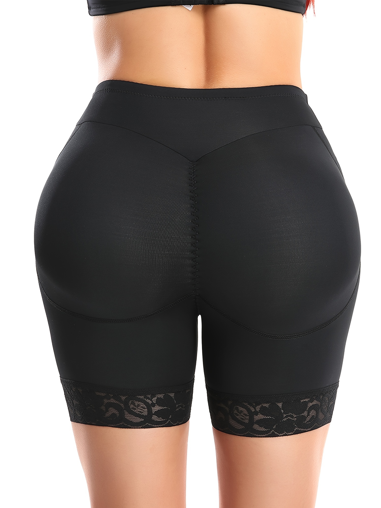 Inevnen Seamless Fake Buttock Briefs Butt Lifter Padded Panties Lace  Underwear - Enhancing Body Shaper for Women 