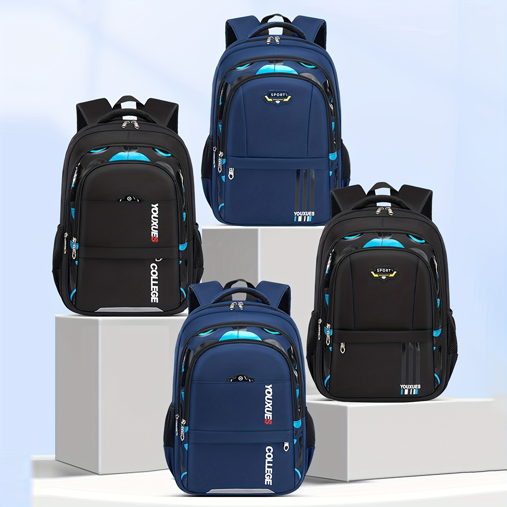 Casual Waterproof School Bag Large Capacity Backpack