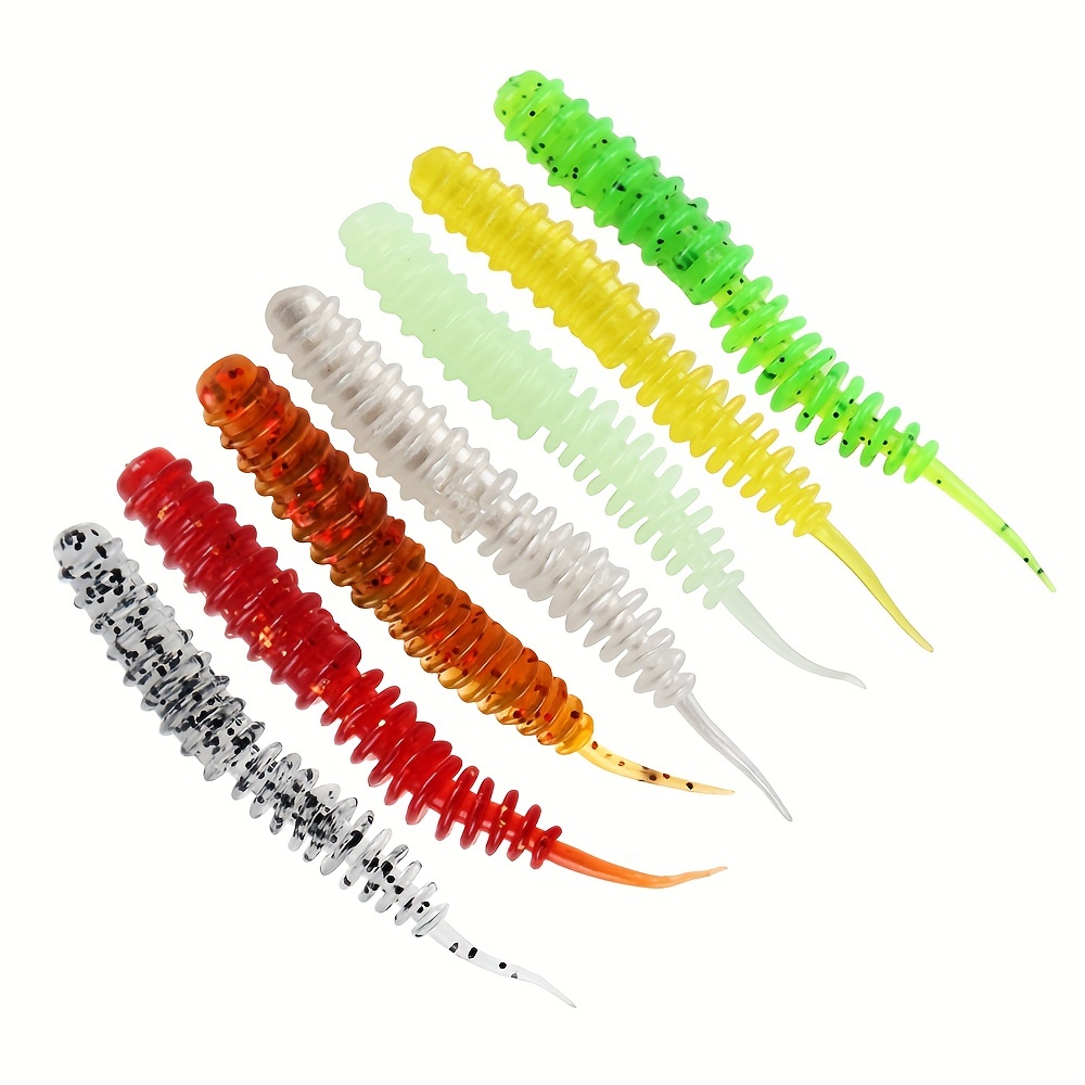 Fishing Worm Soft Lures, Silicone Artificial Lure Jig Kit, With Soft  Plastic Lures, Tackle Box, Worm Hook, Wobbler Bait With Propeller Tail Carp  - Temu United Kingdom