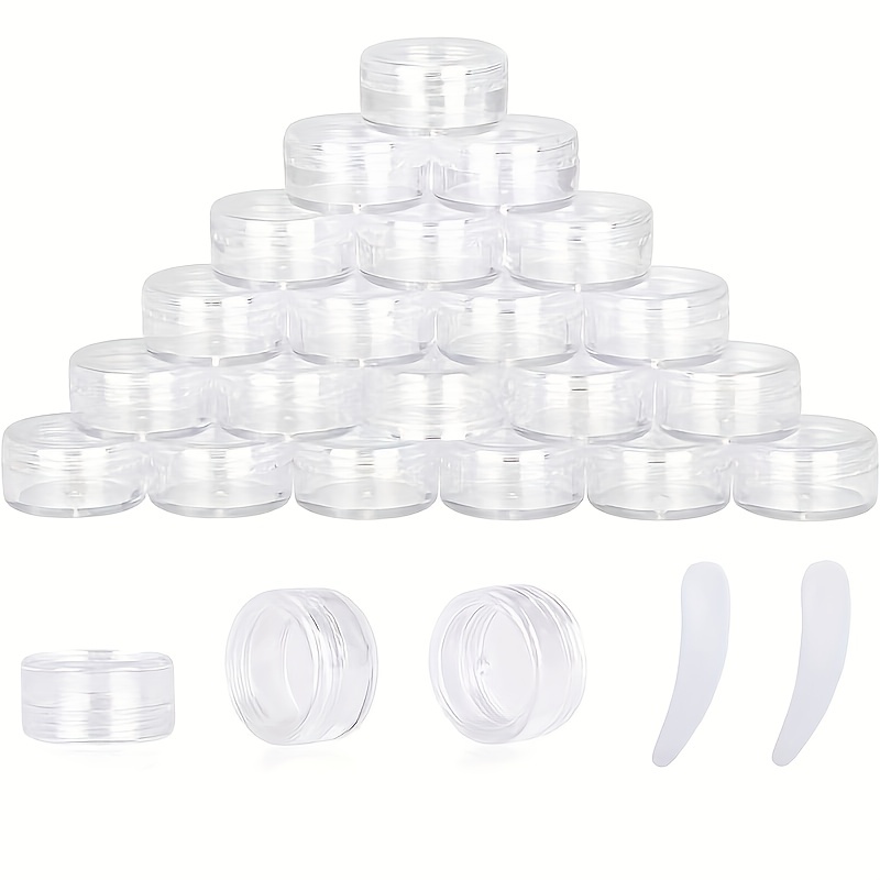 5 Gram Small Round Sample Containers With Lids Cosmetic Jars - Temu