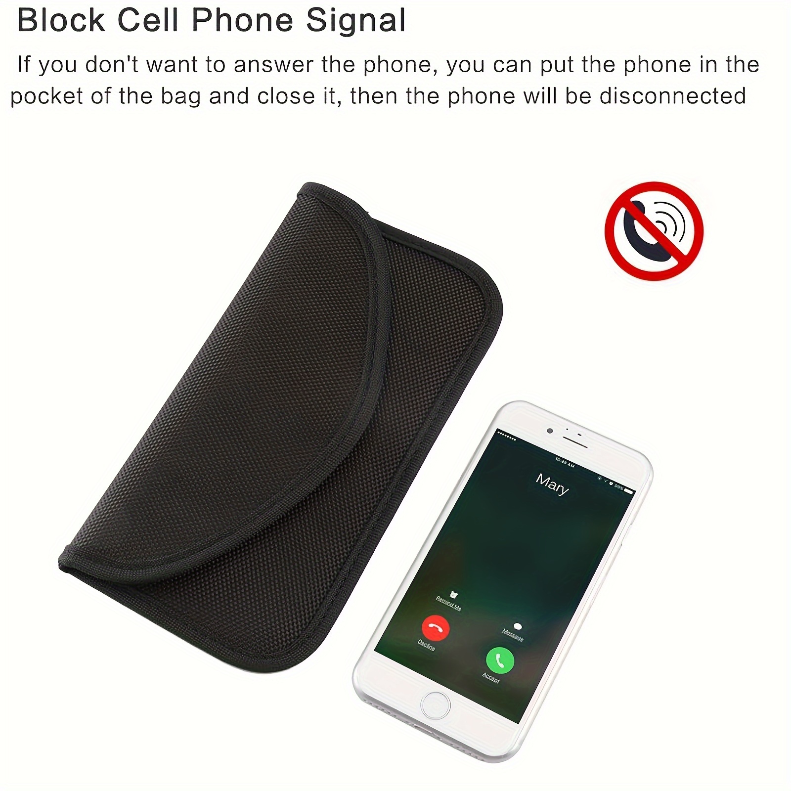 Mobile Phone RF Car Key FOB Faraday Bag Signal Blocking Anti-Radiation  Shield Case Anti-tracking Pouch - AliExpress