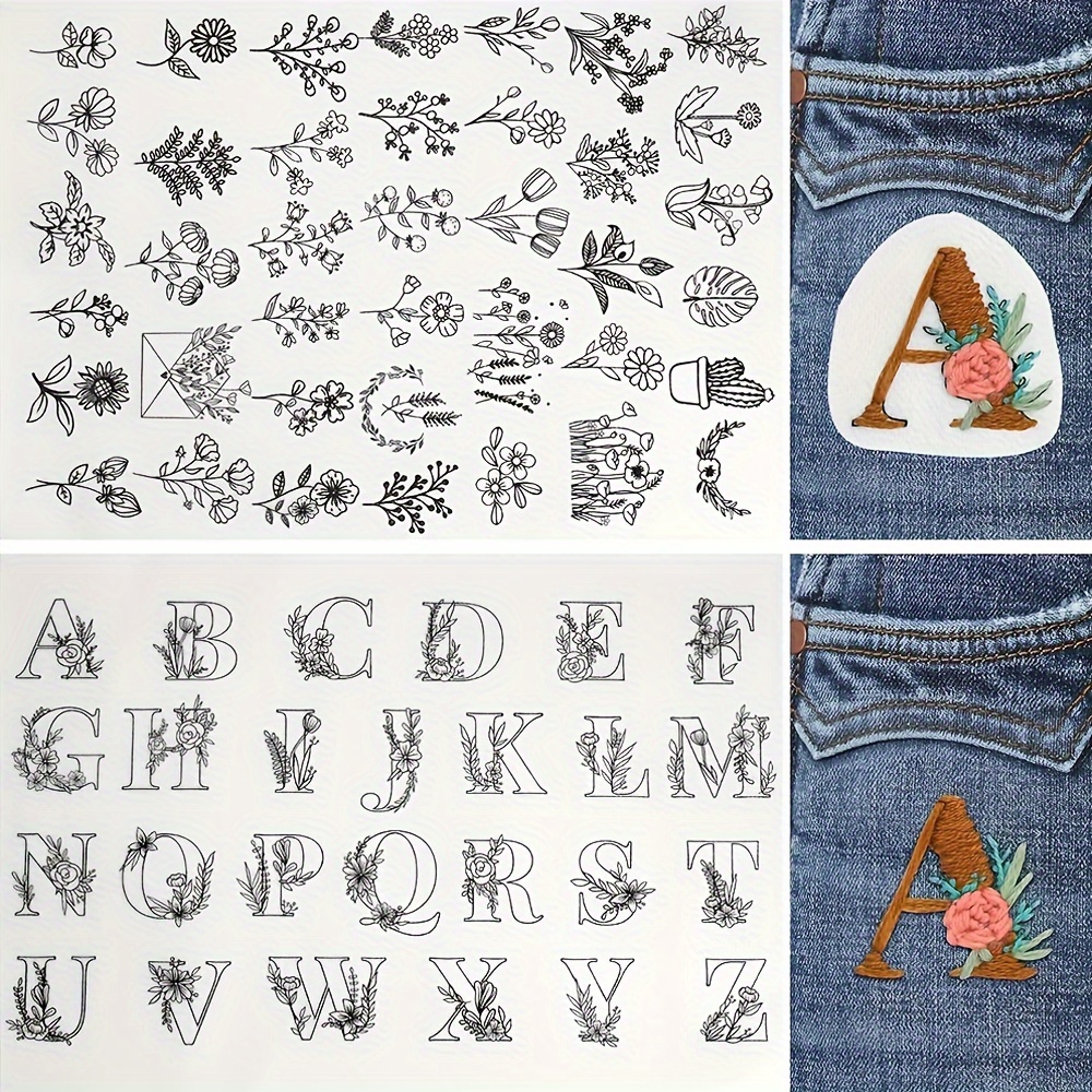 water soluble embroidery patterns