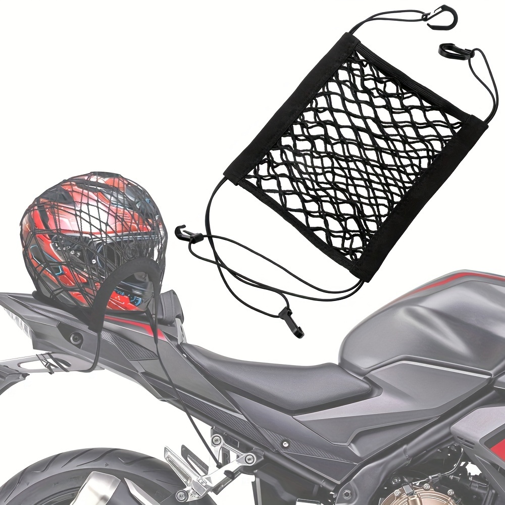 Filet à bagages 2 pièces araignée élastique avec 6 crochets pour moto  scooter vélo VTT extensible