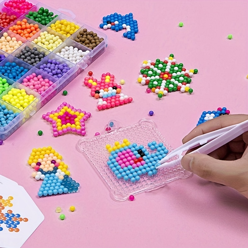5 Assorted Colors Plastic Tweezers for Kids,Plastic Bead Tweezers