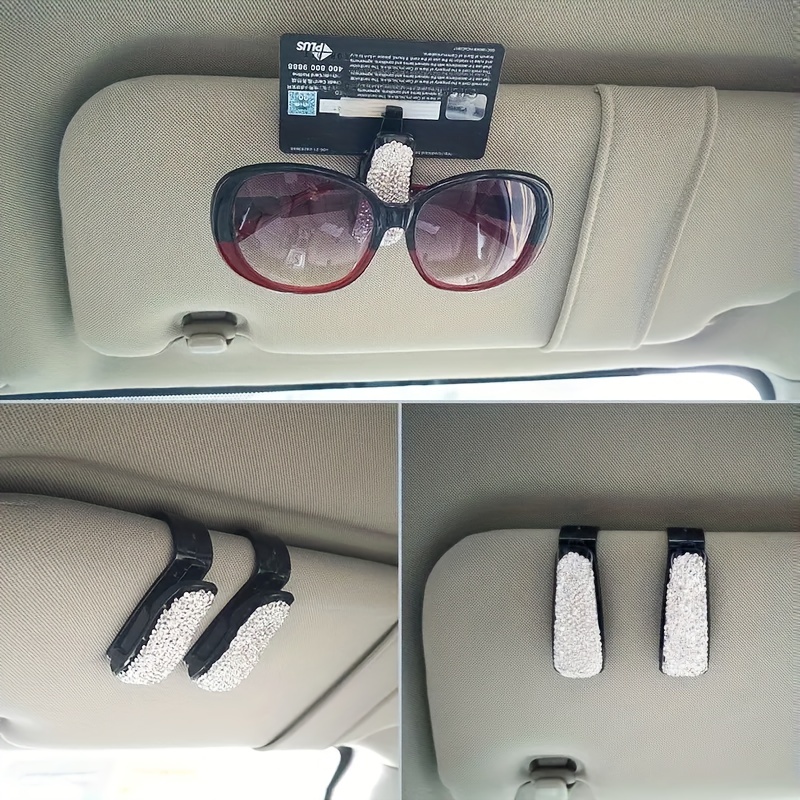 Brillenhalter Auto, 2er Pack Sonnenbrillenhalter Auto