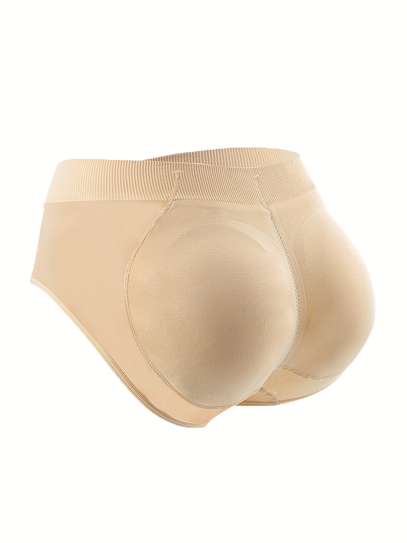 Women's Body Shaper Butt Enhancing Panties Butt Lifter Tummy Control  Seamless Underwear With Butt Pads Beige M-3XL