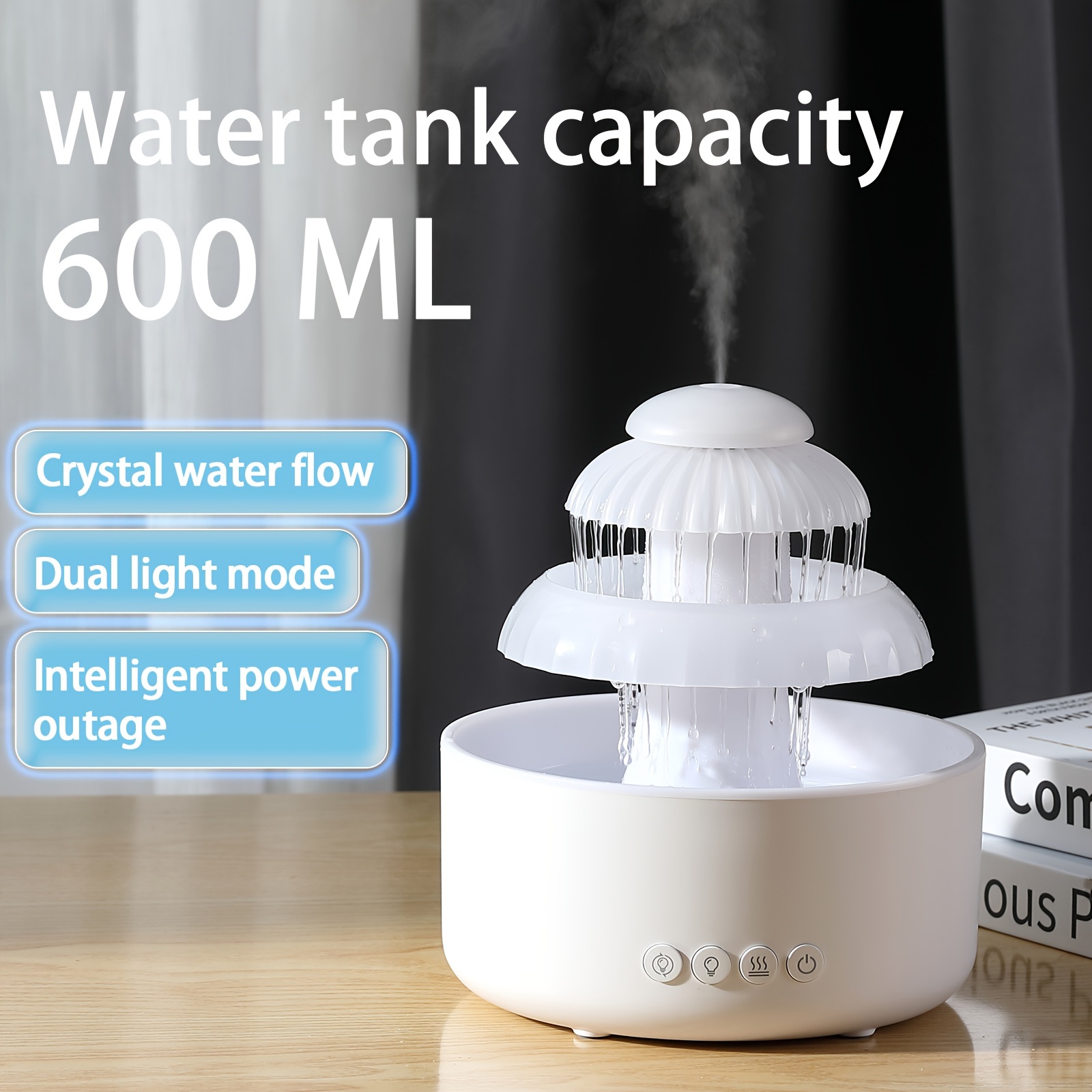 Anti gravity Water Drop Humidifier Large Capacity Smart - Temu