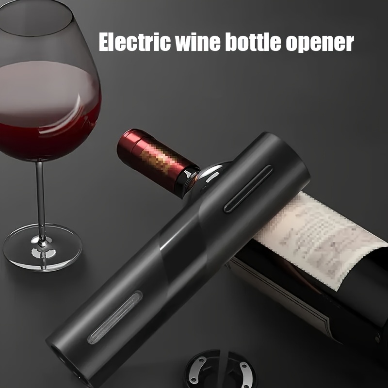 Abridor de botellas de vino eléctrico con cortador de papel de aluminio,  abrebotellas automático de acero, profesional, fiesta, Bar, accesorios de  cocina para fiesta - AliExpress