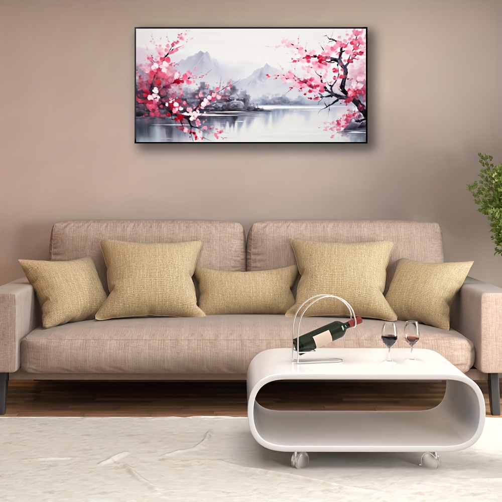 Garden Flower Classical Landscape Oil painting Handpainted Canvas Wall Art  Decor