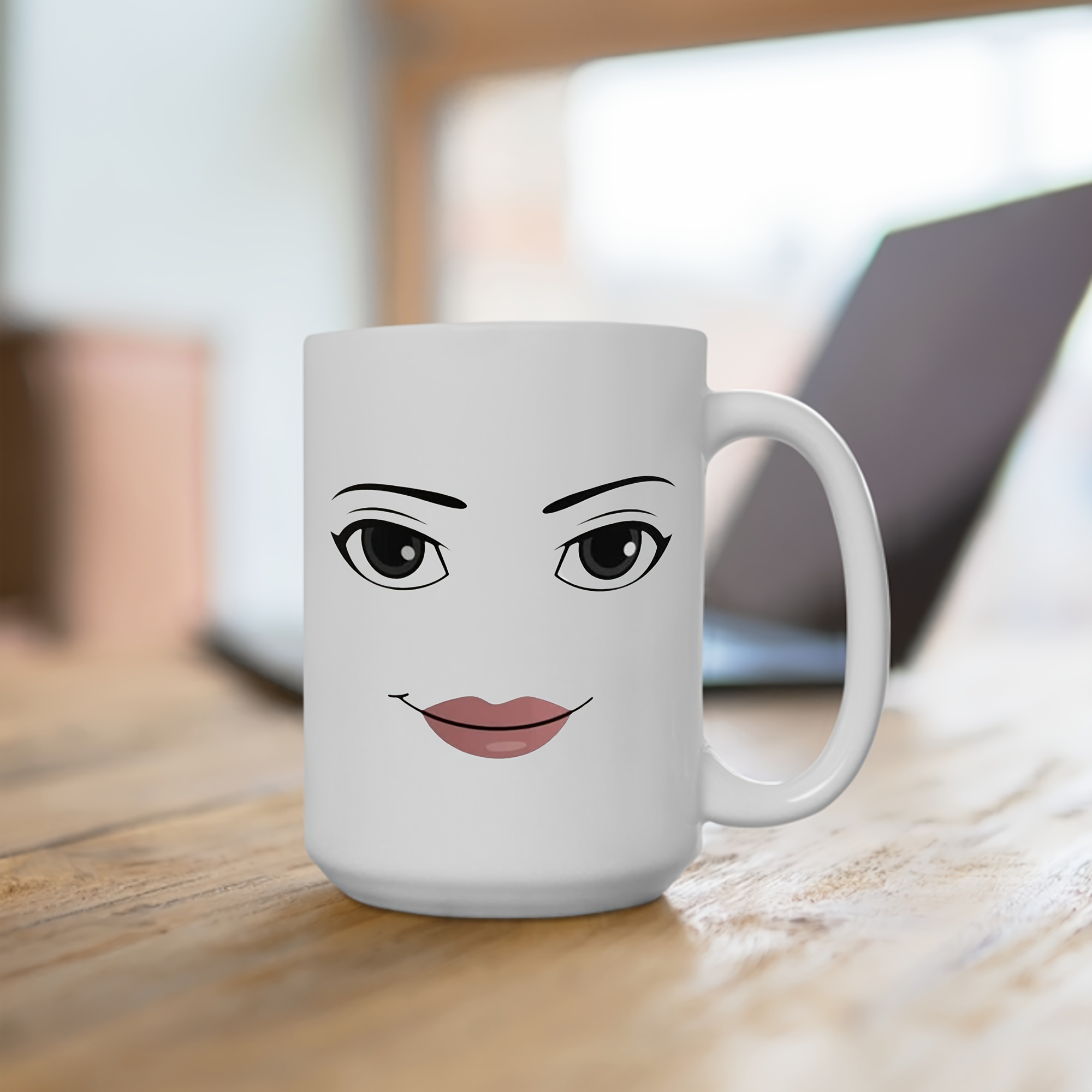 Game Inspired man Face Mug Funny Men or Woman Faces Coffee Mug Cute Gamer  Birthday Christmas Gift Mug