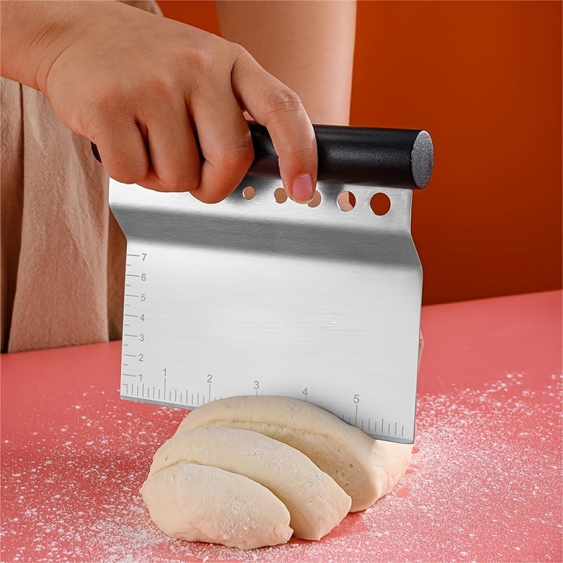 Bench Scraper And Dough Scraper Stainless Steel And - Temu