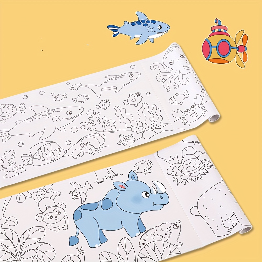 Students' Drawing Roll Coloring Paper Roll For Students - Temu