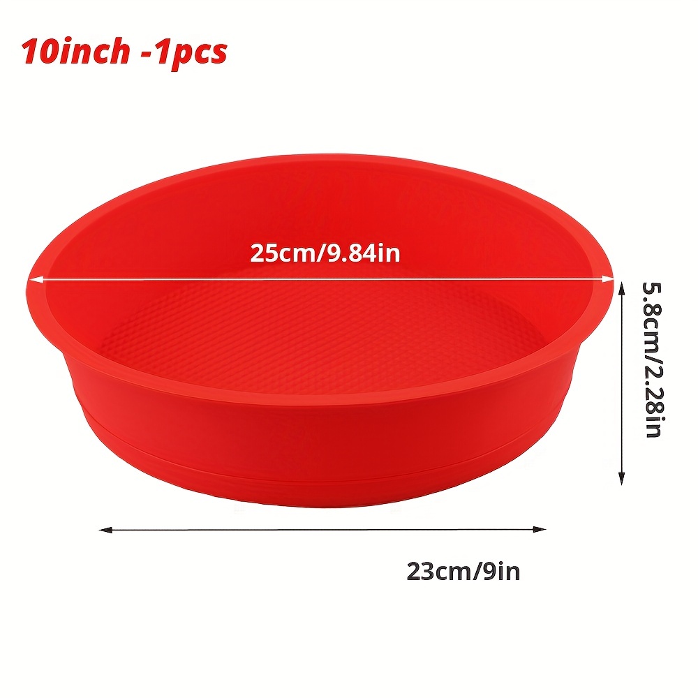 Round Silicone Cake Mold 4 6 8 10 Inches Silicone Mold Baking Pans