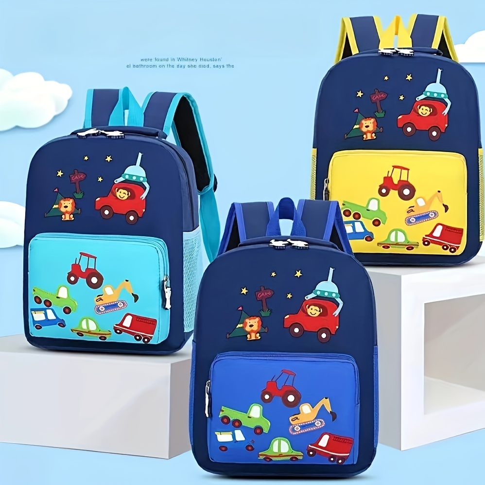 

1pc Children's Backpack, Primary Nylon School Children's Backpacks, Ideal Choice For Gifts, Suitable For Children Aged 3-6 And Under 3.2 Feet/1 Meter Tall