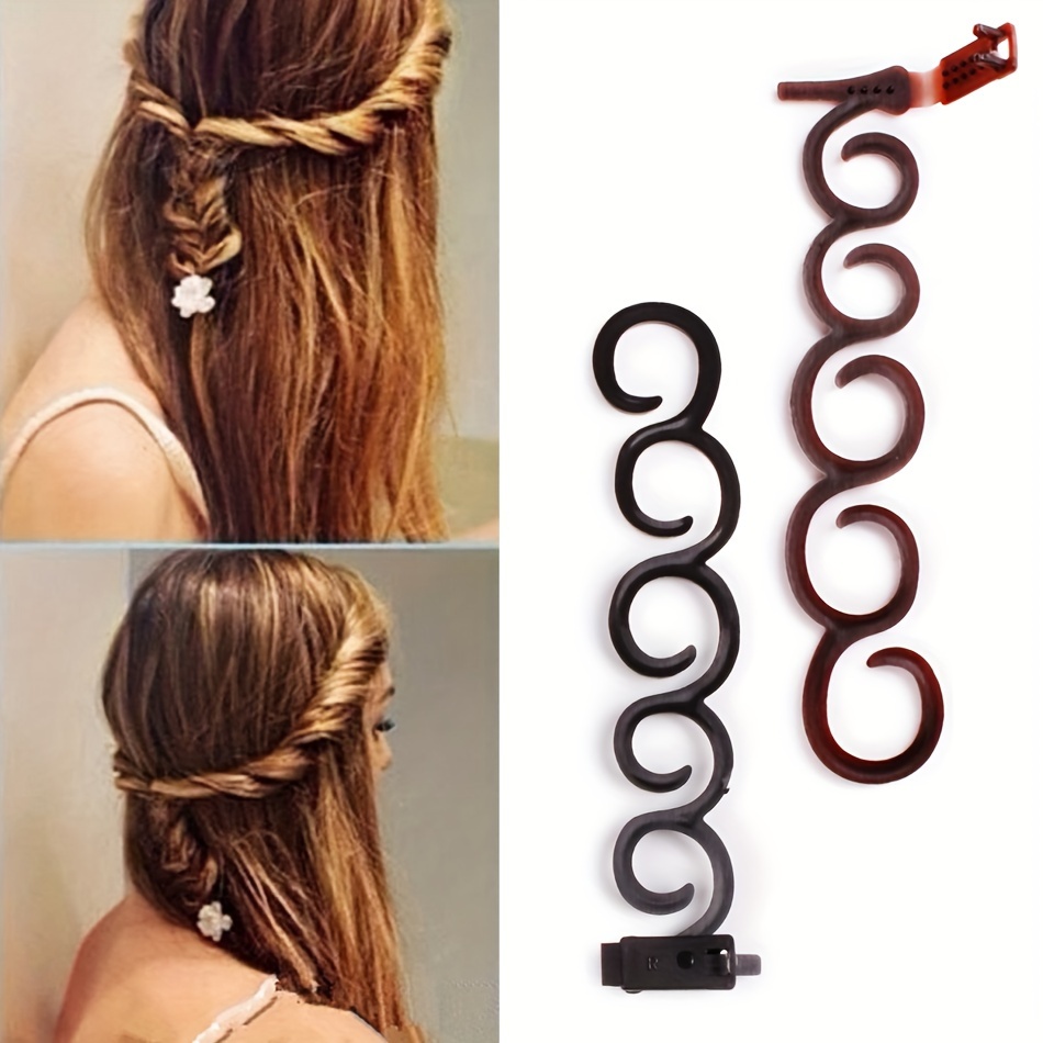 Hair Braiding Tool Twist Styling Bun Maker Braider Roller - Temu