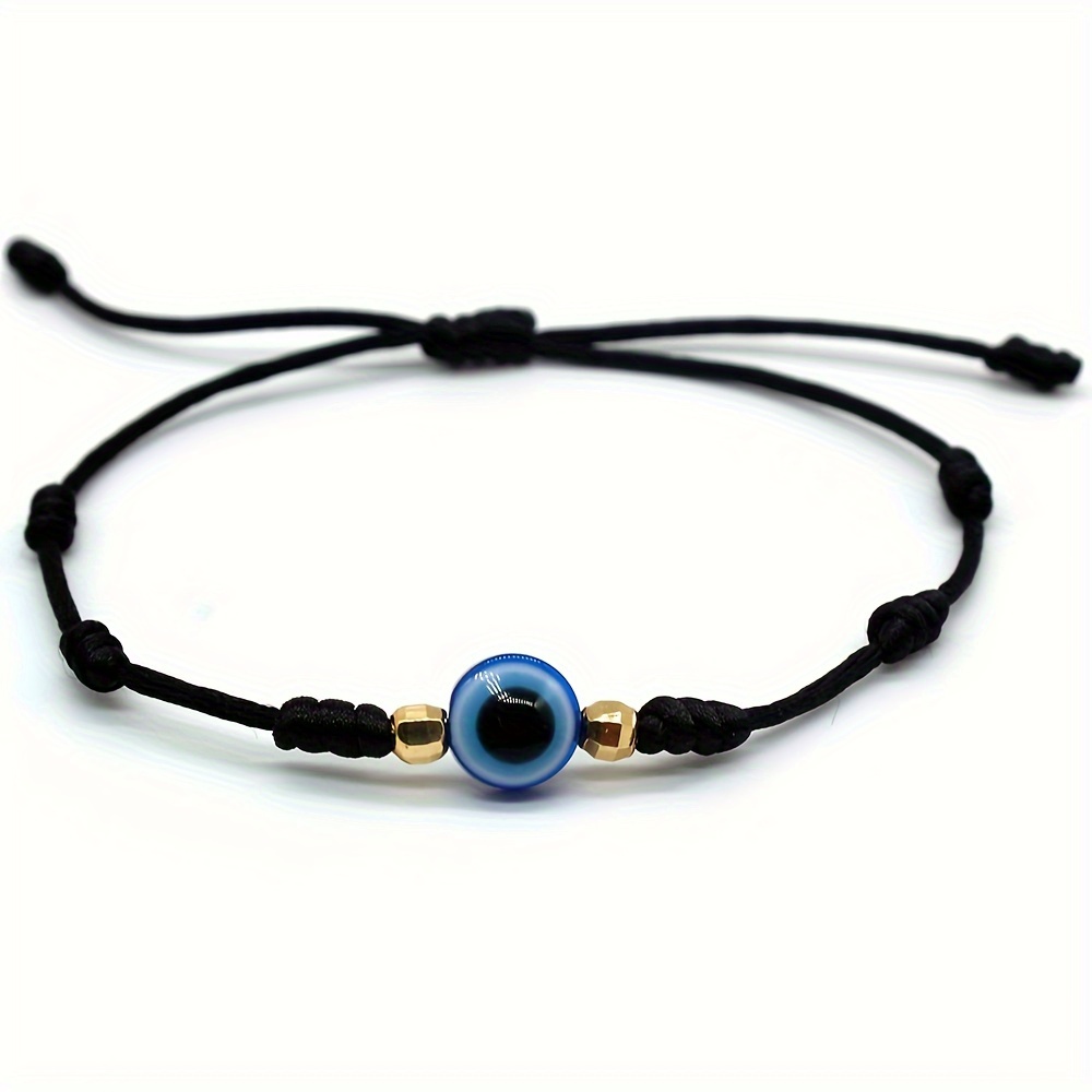 Adjustable Lucky Red/ Black String Bracelet Protection - Temu