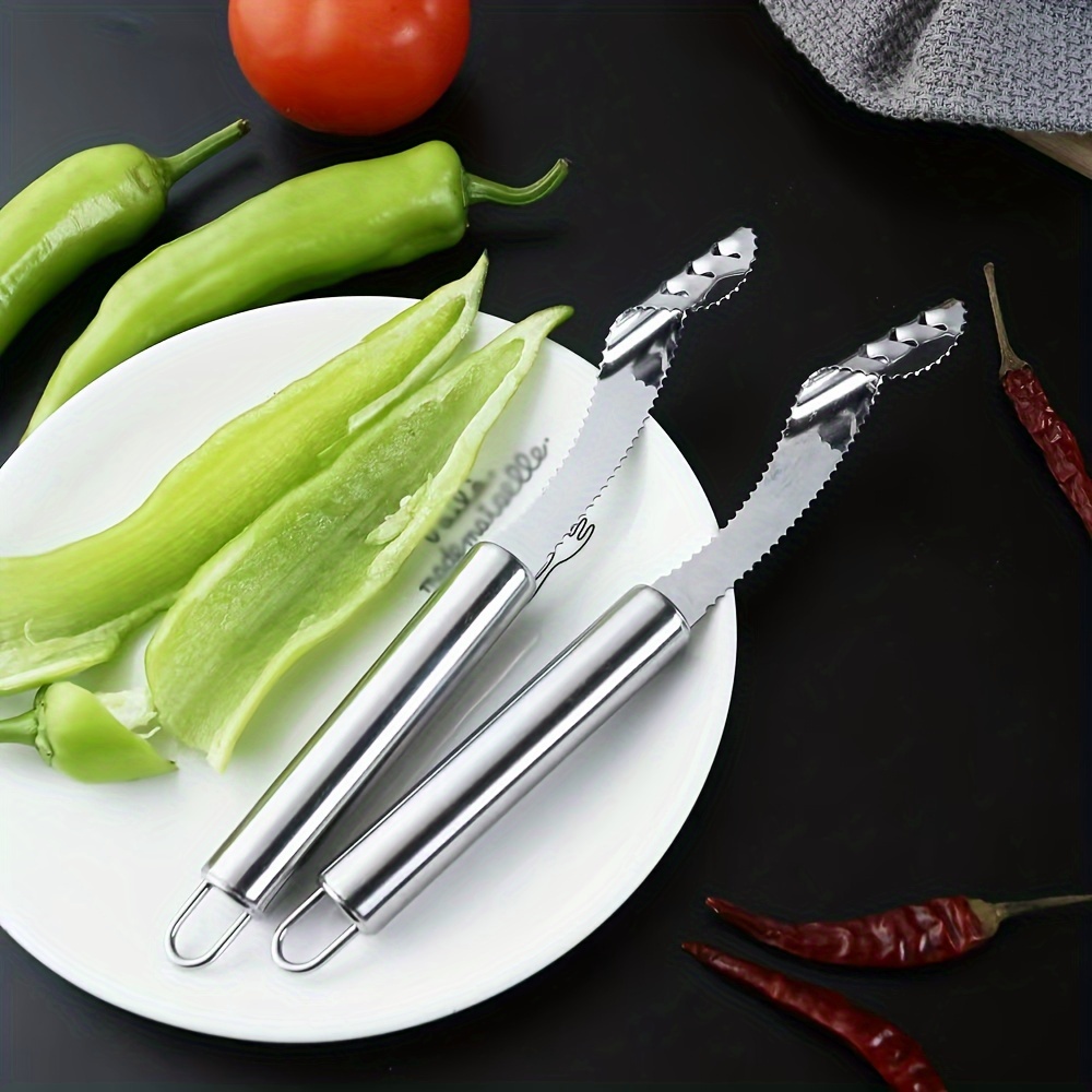 Jalapeno Pepper Corer Stainless Steel Chili Corer Remover - Temu