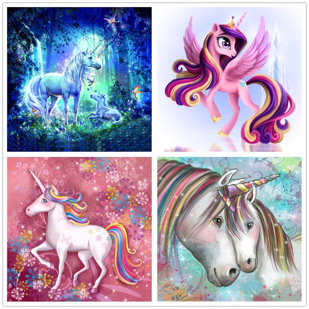 Diamond Painting Unicorn - Temu