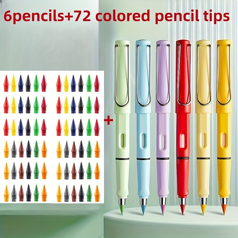 Gradient Pencil Erase Color Pencil Positive Color Pencil - Temu