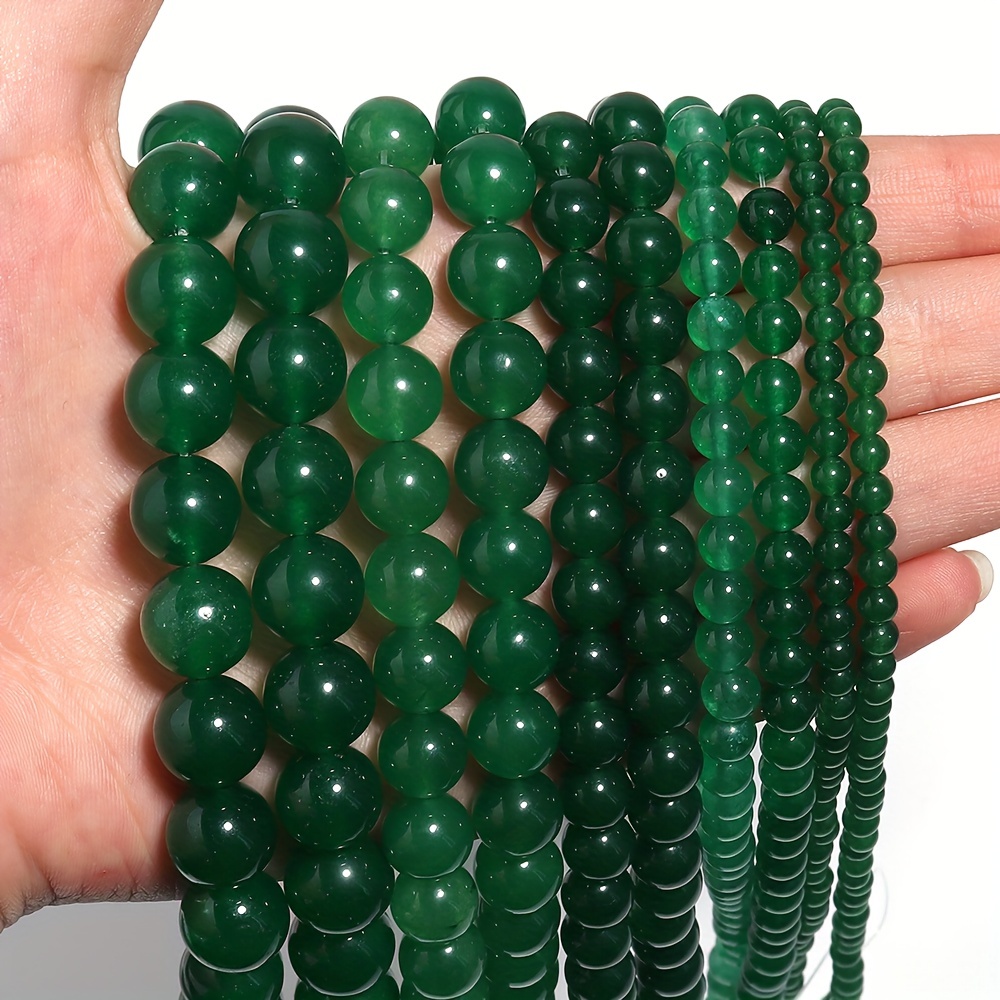 Forest Green Chalcedony Plain Pear Beads 7 inch 9 pieces – The