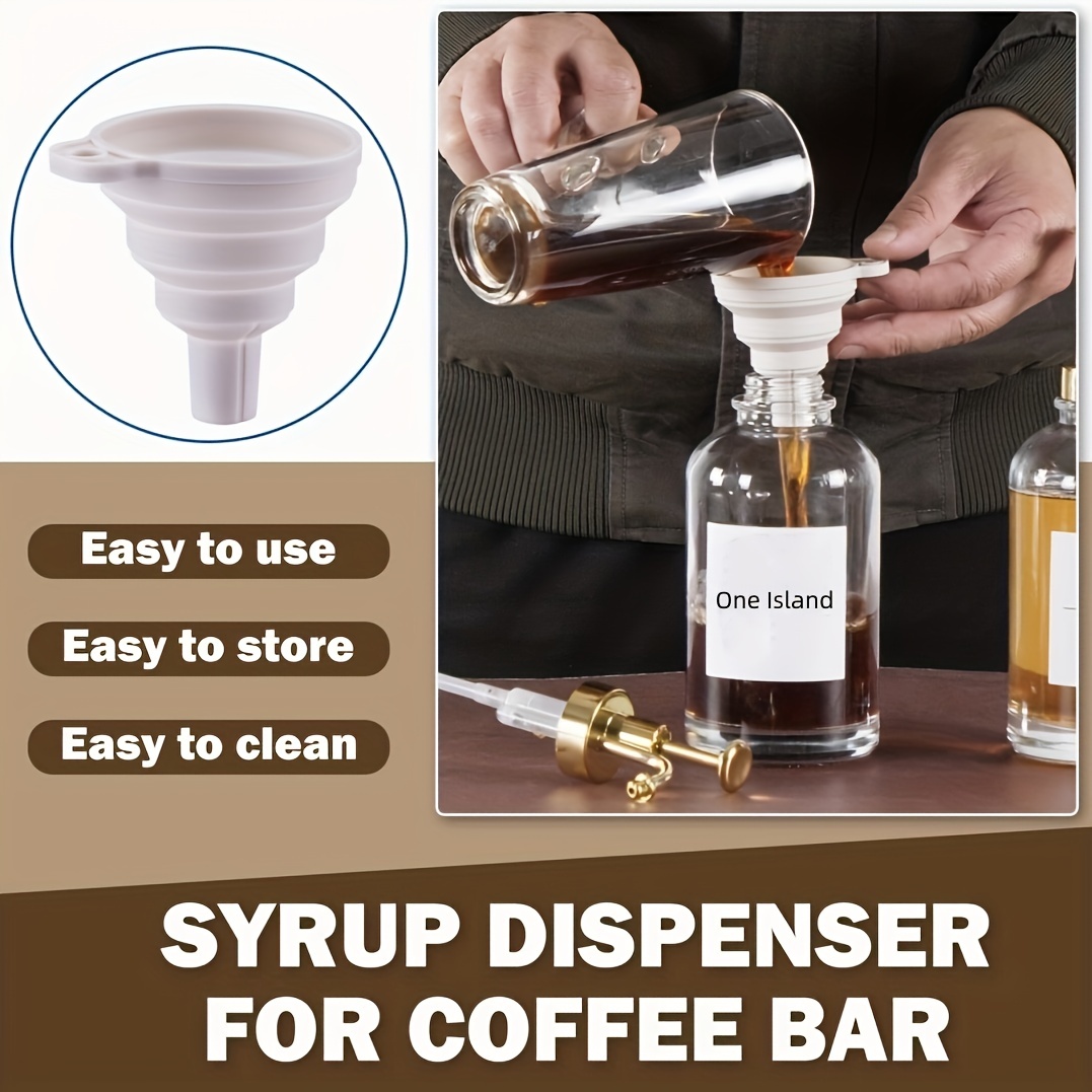 Coffee Syrup Pump Coffee Syrup Dispenser Pump Fits Bottles - Temu