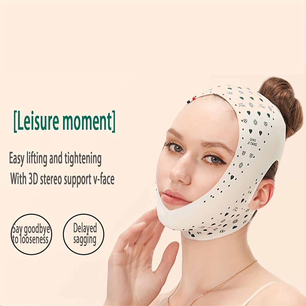 1pc Face Lifting Strap Chin Cheek Lifting Bandage V Line Lifting Mask V  Face Lift Mask Strap Band Women Gift