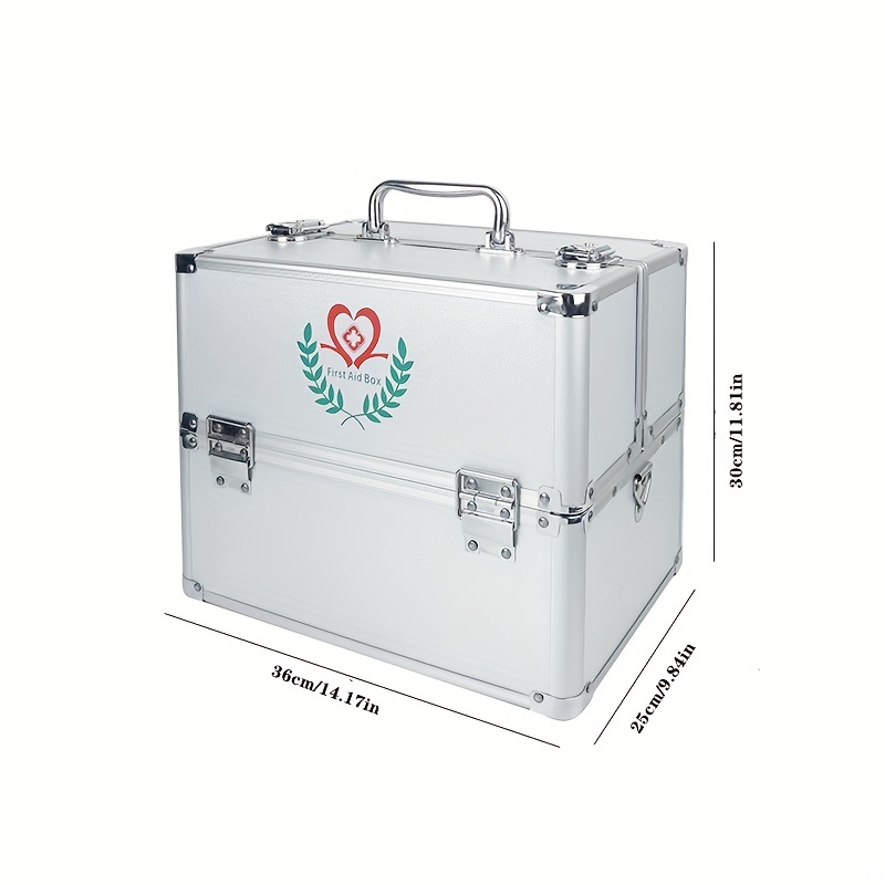 First Aid Box With Lock, Medicine Storage Box, Medication Storage