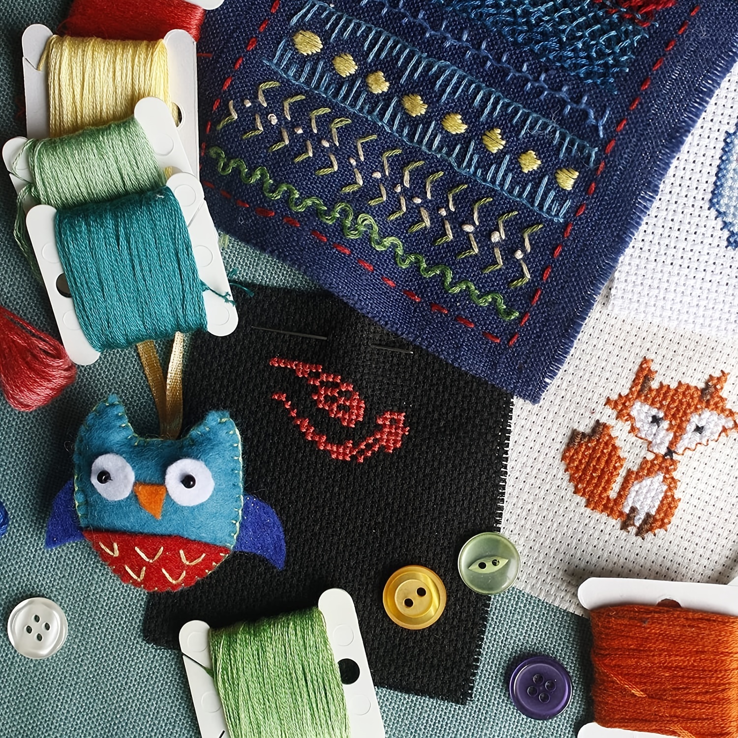 50Pcs Yarn Bobbins, Large Yarn Bobbins Spool Cross Stitch Bobbin Organizer  Thread Holder Knitting Sewing Crochet Weave Tools